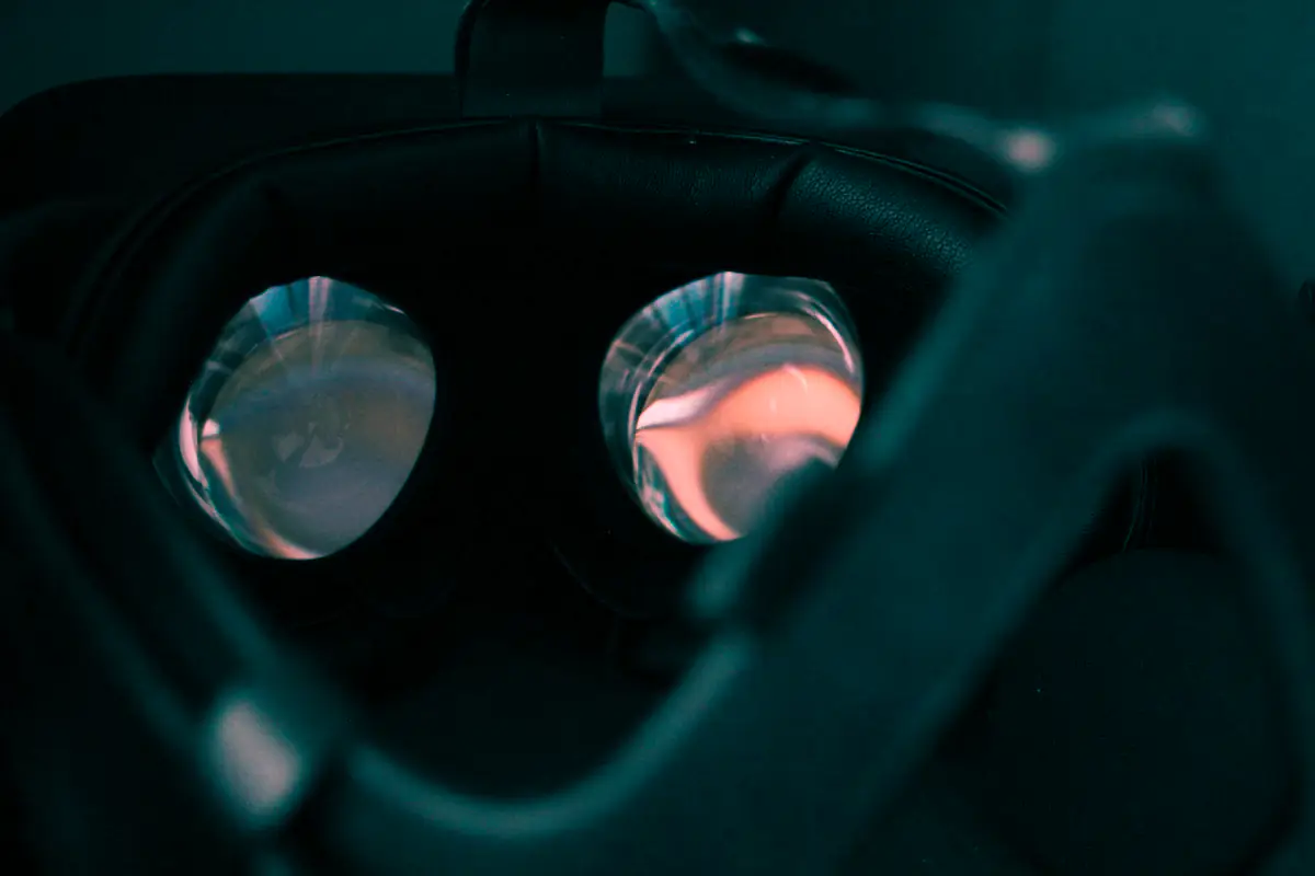 A virtual reality headset
