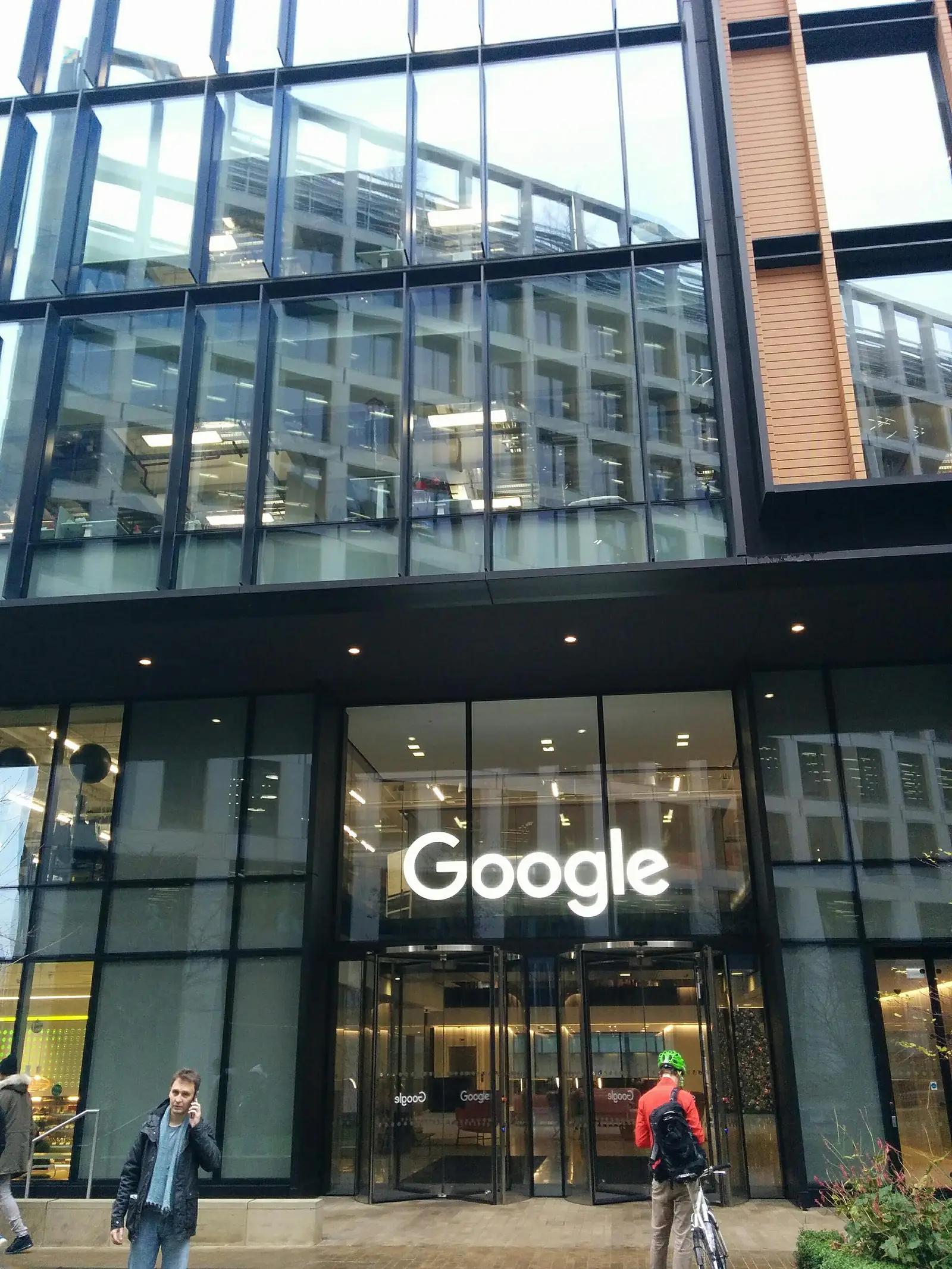 Google DeepMind's headquarters building at 6 Pancras Square in London